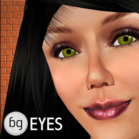 Second Life Marketplace Olive Green Eyes 2011